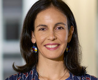 Woman smiling