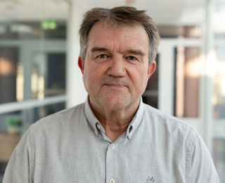 Man looking in to camera